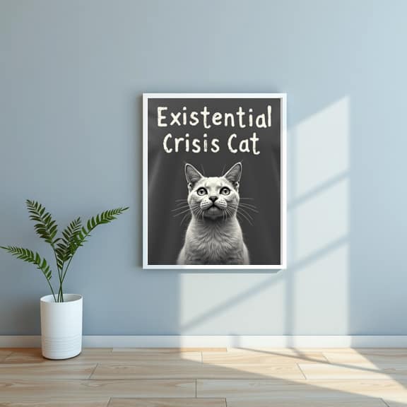 Funny Animal Poster Wall Art
