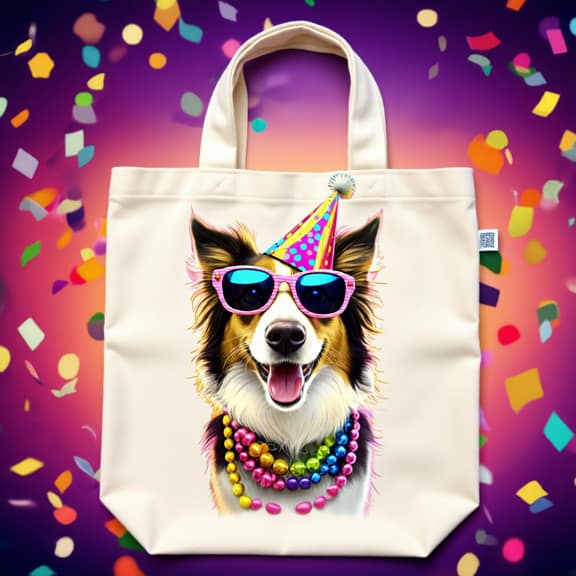 Custom Pet Tote Bag Personalized Artwork